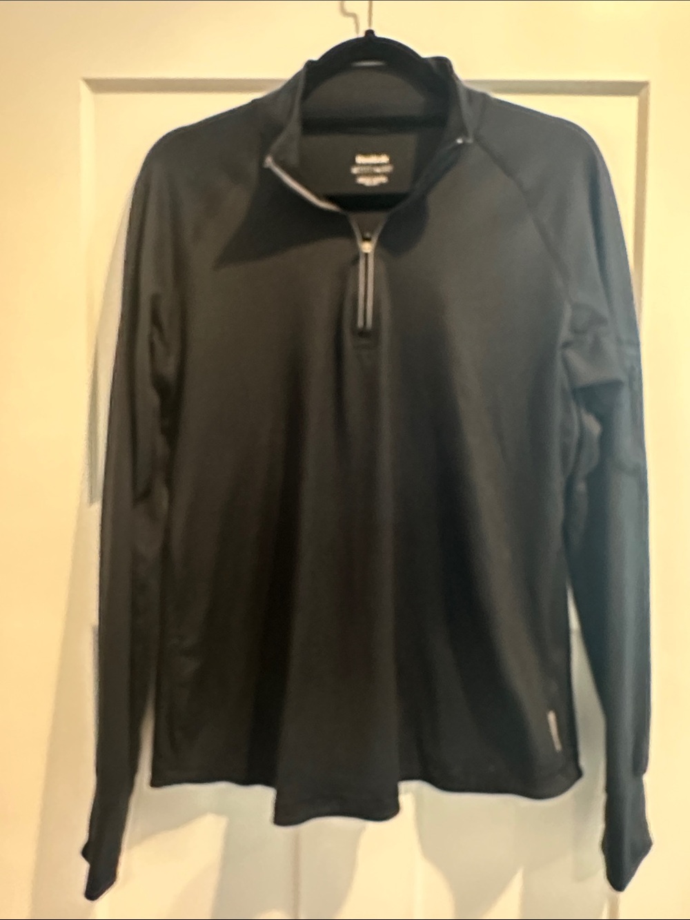 Women’s Reebok Black Quarter-Zip Performance Sweater - Unbranded